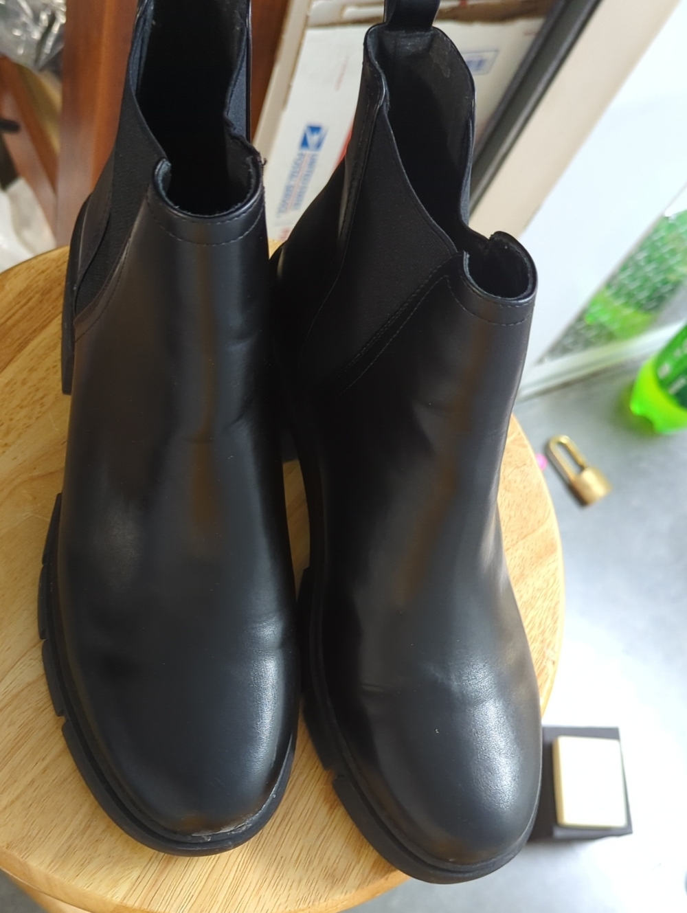 Men's Black Chelsea Boots - Sleek Slip-On Ankle Boot